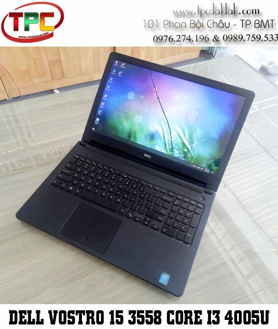 Laptop Dell Vostro 15 3558 / Core I3 4005U / Ram 4GB / SSD 120GB / Graphics Family / LCD 14.0 INCH 