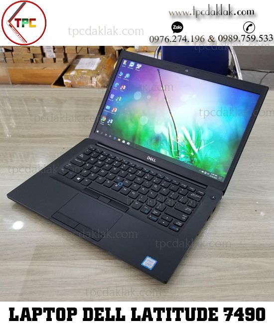 Laptop Dell Latitude 7490/ Intel Core I5 8350U/ Ram 8GB PC4/ SSD M2 256GB/ Graphics 620/ LCD 14.0" FHD