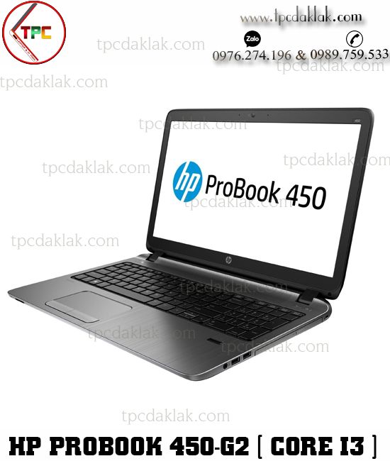 Laptop HP Probook 450 G2 Core I3 4030U - Ram 4GB - SSD 128GB - HD Graphics 4400 - LCD 15.6" HD