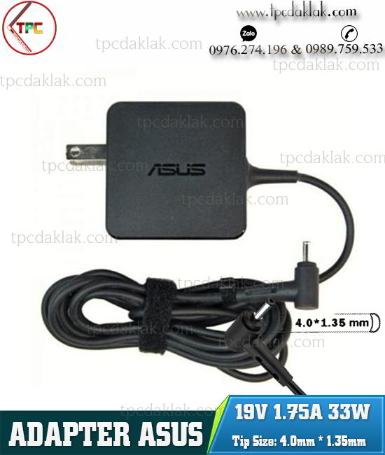 Sạc Laptop Asus  E203MAH  | Adapter Asus E203MAH  ( 19v - 1.75A  4.0mm x 1.35mm Original ) 