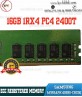 Ram PC ( Desktop ) - Ram ECC Registered  Samsung 16GB DDR4 / PC4 2400Mhz 2400T M393A2K40BB1-CRC0Q