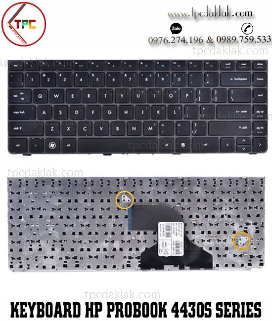 Bàn Phím Laptop HP ProBook 4330S, 4331S, 4430S, 4431S, 4435S, 4436S, 9Z.N6LSV.00R Keyboard